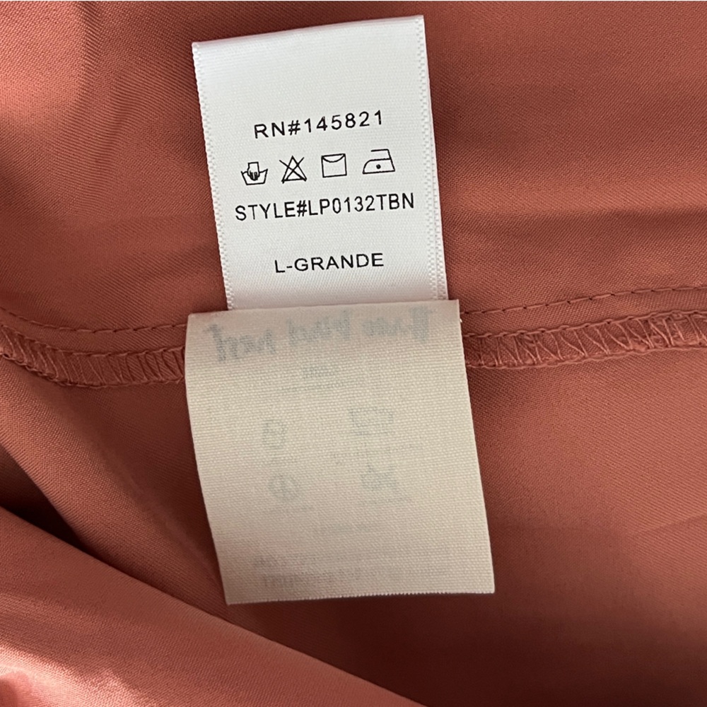 Three Birds Nest Wide-Leg Crop Pants Front Pockets Size Large Inseam 24.5” - Picture 7 of 8